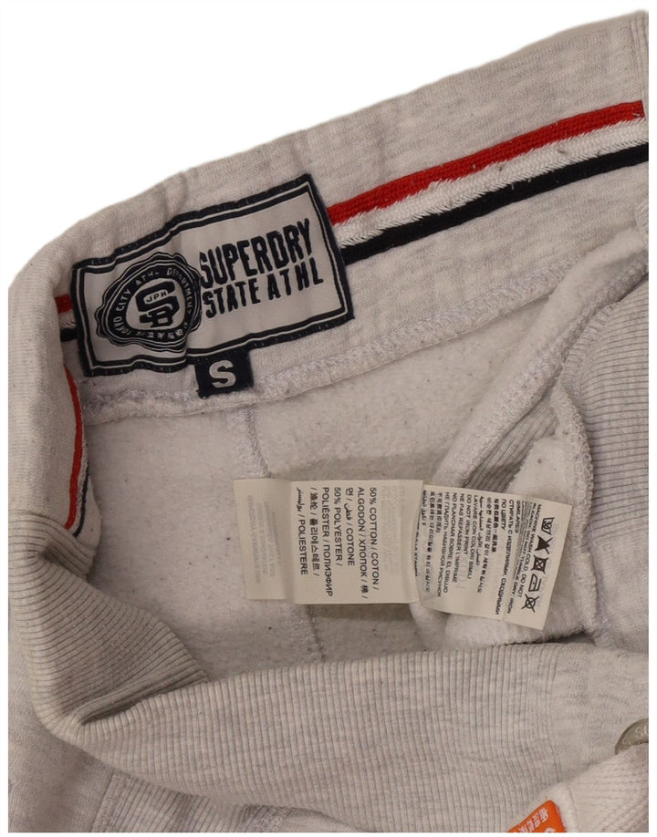 Pantaloni da tuta da uomo con grafica Superdry Joggers Small in cotone grigio