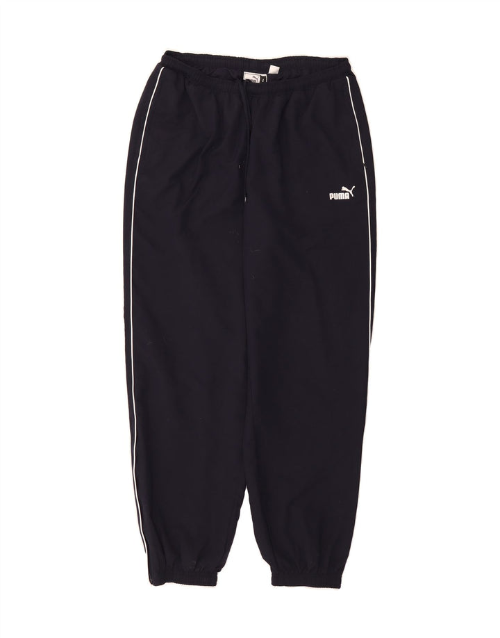 PUMA Mens Tracksuit Trousers Joggers Large  Navy Blue Polyester Vintage Puma and Second-Hand Puma from Messina Hembry 