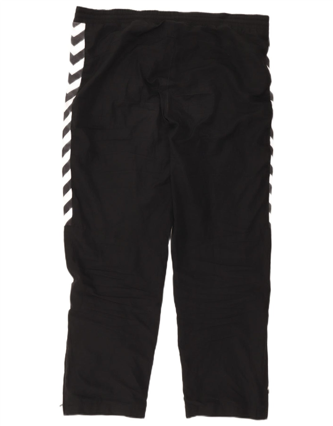 Pantaloni da tuta con grafica Hummel da uomo, grandi, in poliestere color block nero