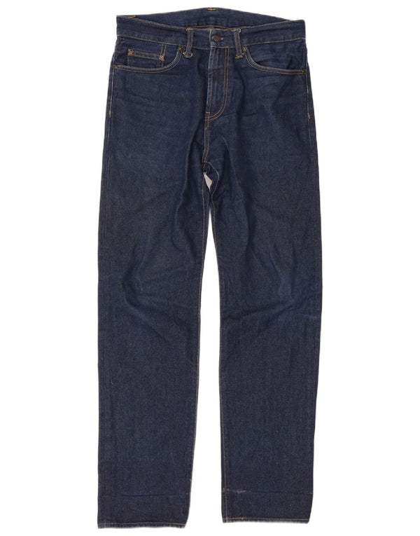 Jeans dritti da uomo CARHARTT W29 L32 cotone blu navy