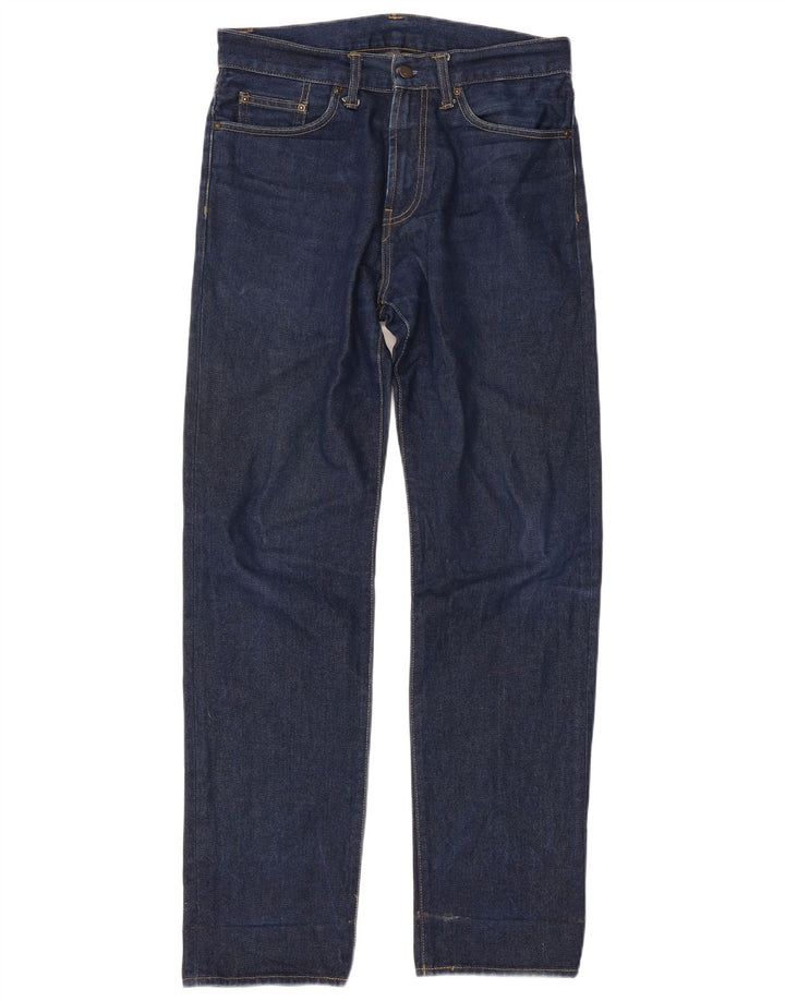 Jeans dritti da uomo CARHARTT W29 L32 cotone blu navy