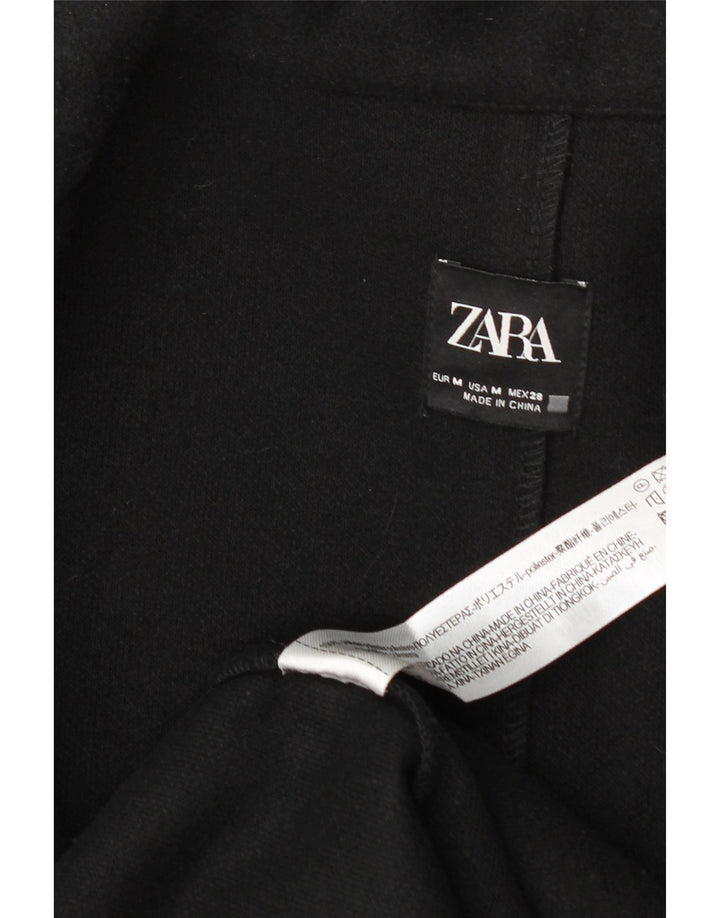 Soprabito aperto da donna Zara UK 14 poliestere nero medio