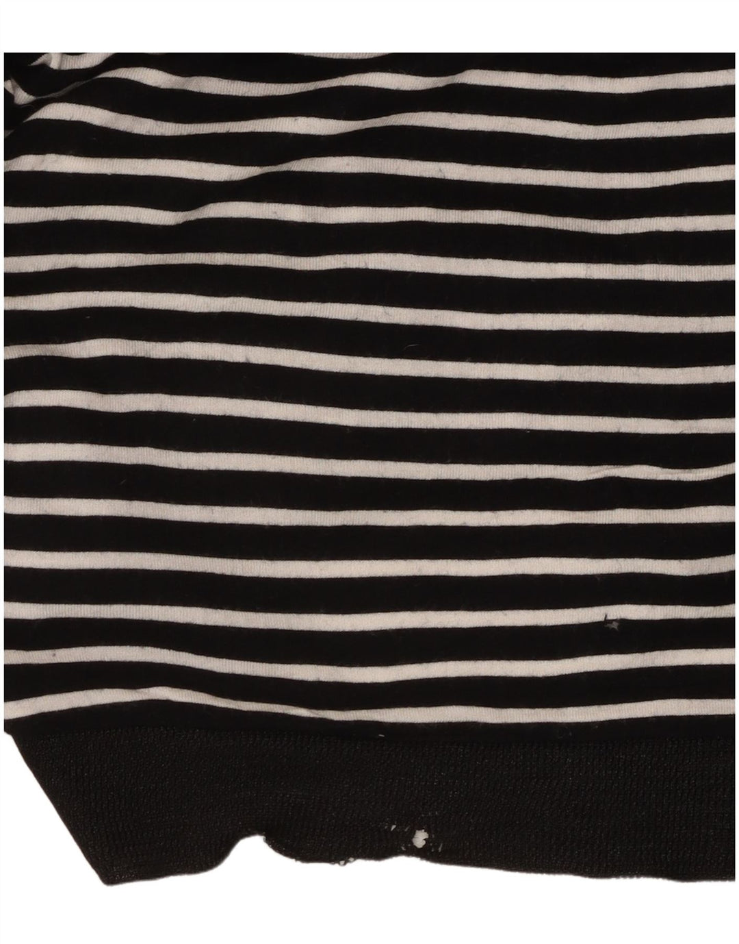 Top Zara da donna a maniche lunghe UK 14 medio a righe nere