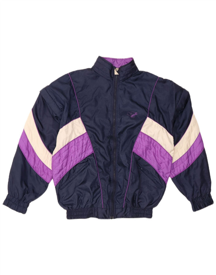 Tuta intera da uomo Pandora media blu navy color block in poliammide retrò