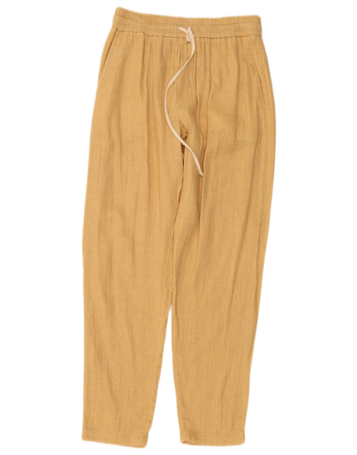 Pantaloni chino affusolati da donna Zara medi W28 L30 Beige