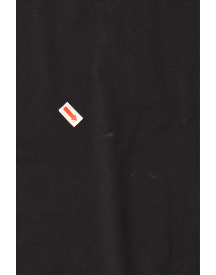 CALVIN KLEIN Maglia da tuta pullover con zip e grafica da golf da uomo, taglia grande, nera