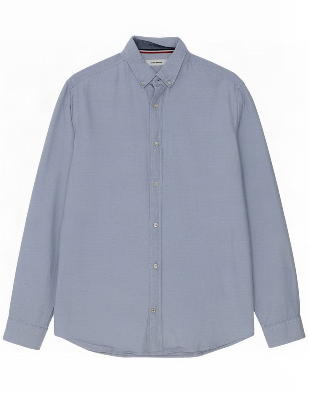 Camicia da uomo Jack & Jones Cotone screziato blu medio