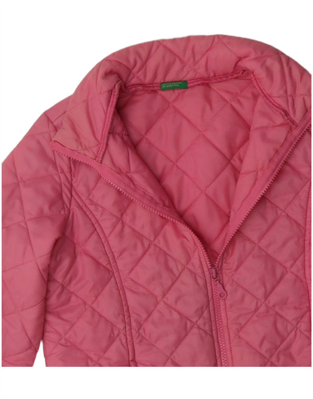 Giacca trapuntata da donna BENETTON UK 8 piccola rosa