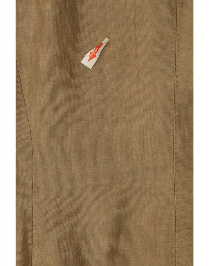 Giacca blazer a 1 bottone da donna Zara UK 12 beige medio