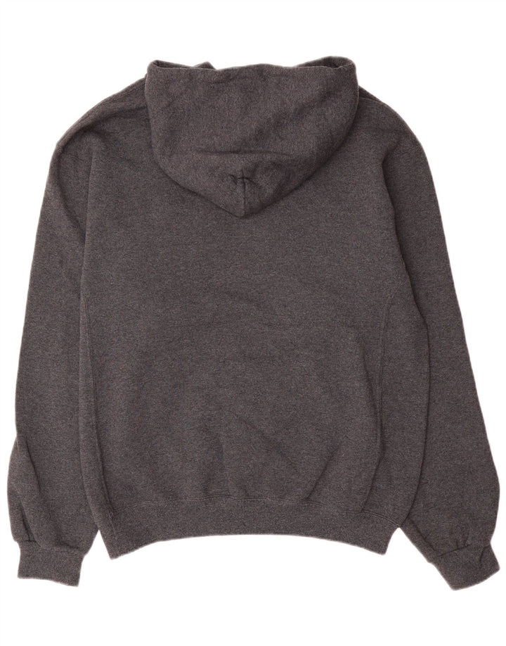 RUSSELL ATHLETIC Felpa con cappuccio grafica da uomo in cotone grigio medio