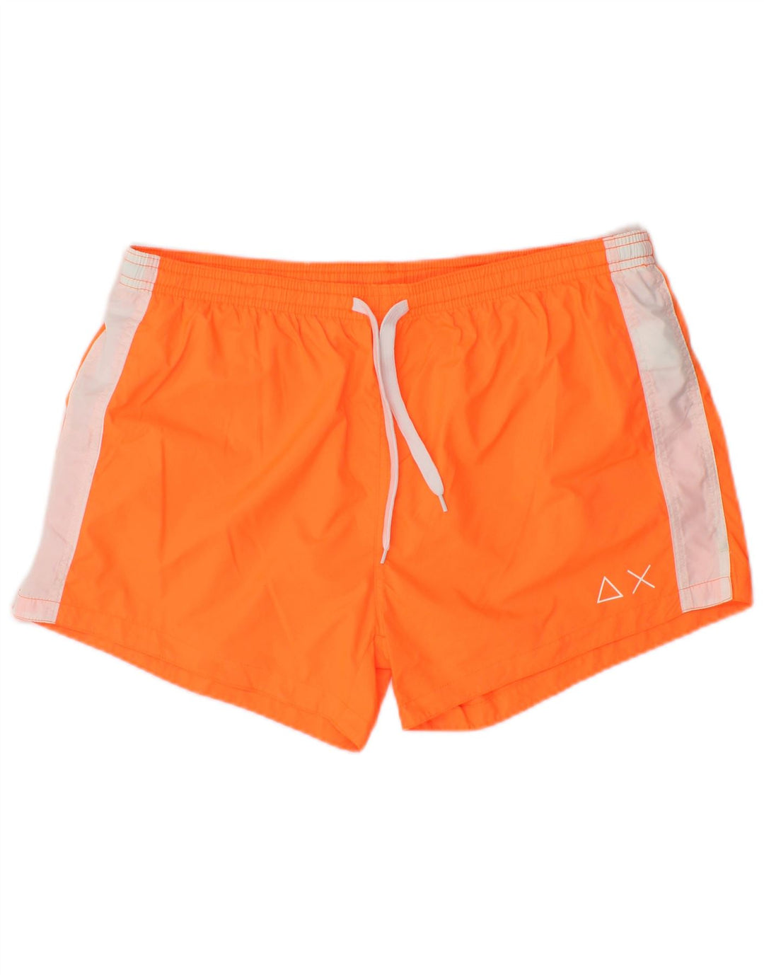 Pantaloncini da bagno da uomo Sun68 XL arancione color block