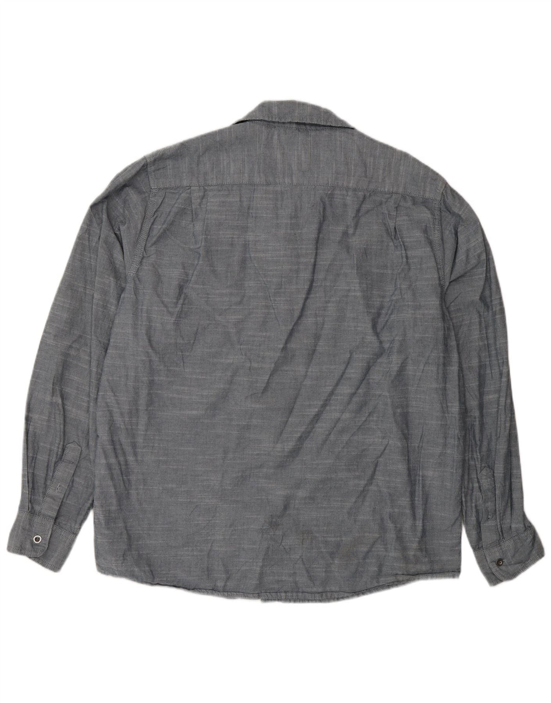 Camicia da uomo Wrangler XL in cotone blu