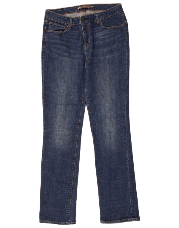 LEVI'S Jeans dritti da donna Demi Curve a vita media US 14 XL W32 L32 Blu