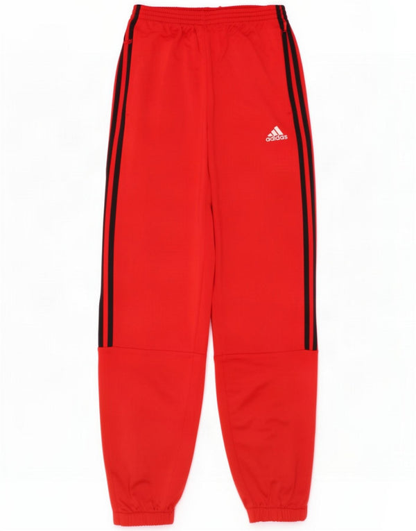 Adidas Pantaloni da tuta da ragazzo Joggers 13-14 anni Rosso Poliestere