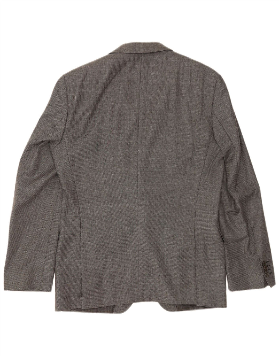 Lanificio In Biella Giacca Blazer a 2 Bottoni da Uomo UK 50 Large Grigia