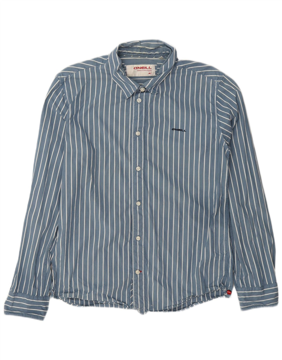 Camicia da uomo O'Neill in cotone gessato blu medio