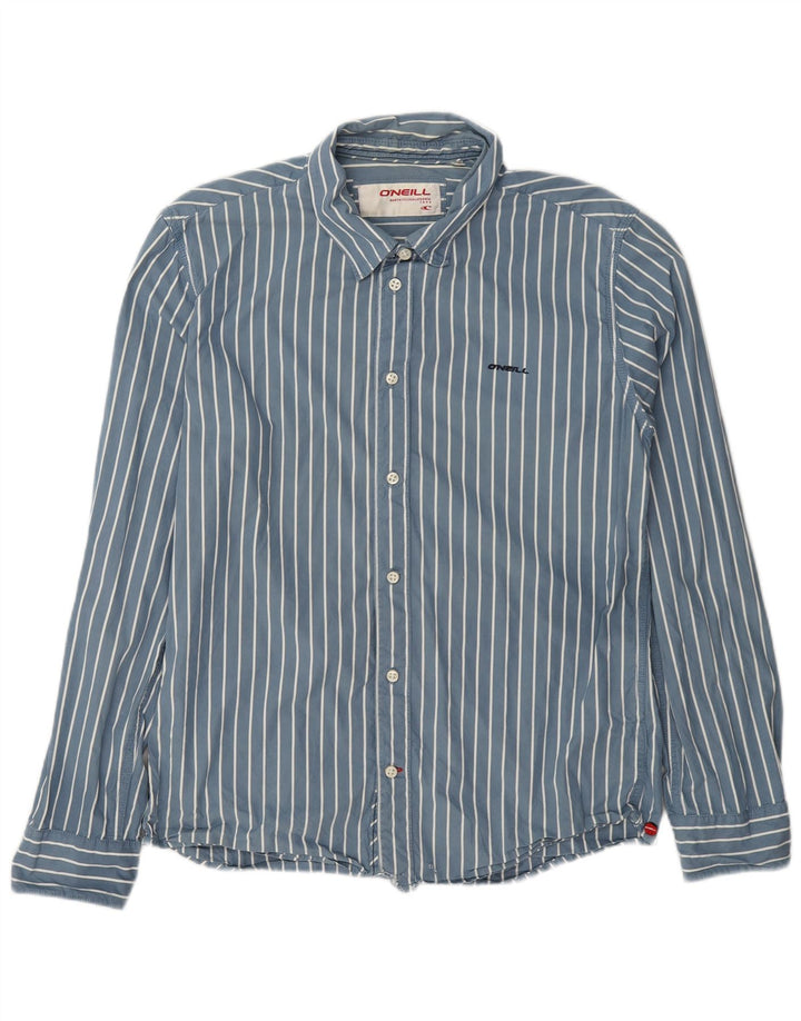 Camicia da uomo O'Neill in cotone gessato blu medio