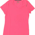 REEBOK Womens T-Shirt Top UK 14 Large Pink Polyester Vintage Reebok and Second-Hand Reebok from Messina Hembry 
