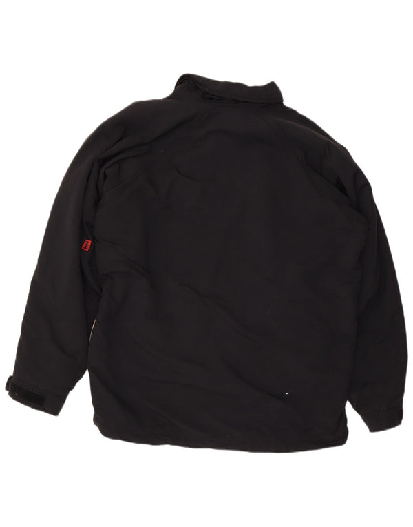 HELLY HANSEN Mens Windbreaker Jacket UK 40 Large Black Colourblock Nylon