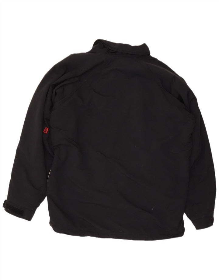 Giacca a vento da uomo HELLY HANSEN UK 40 Large in nylon color block nero