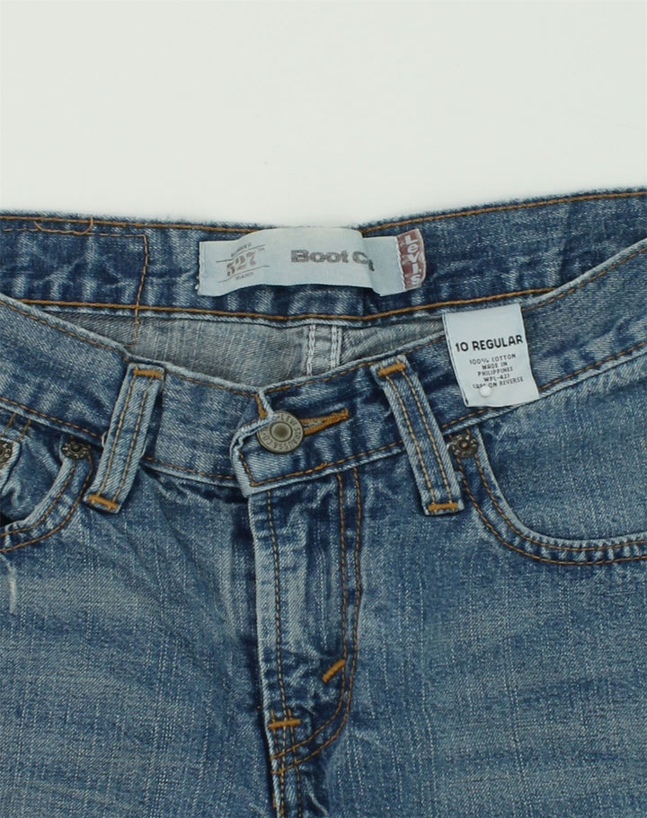 LEVI'S Boys 525 Bootcut Jeans 9-10 Years W26 L25 Blue Cotton | Vintage Levi's | Thrift | Second-Hand Levi's | Used Clothing | Messina Hembry 