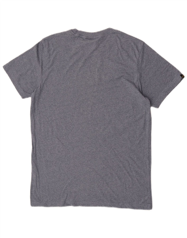 T-shirt grafica da uomo Superdry Top Small in cotone blu