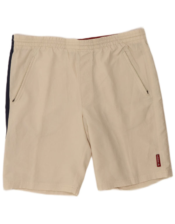 Pantaloncini sportivi grafici da uomo Adidas XL Poliestere color block beige