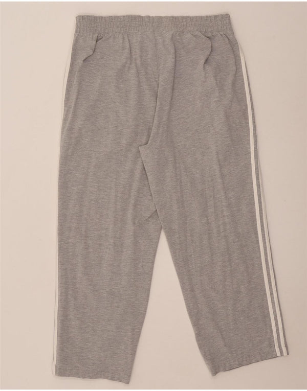 Pantaloni da tuta da uomo Adidas XL in cotone chiazzato grigio