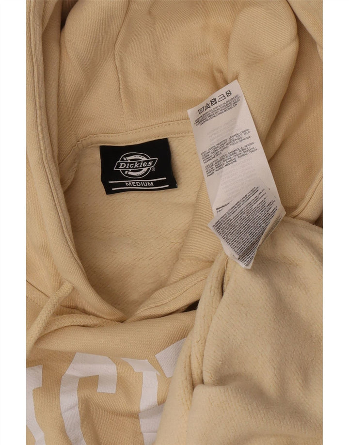 Dickies Felpa con cappuccio grafica da uomo in cotone giallo medio