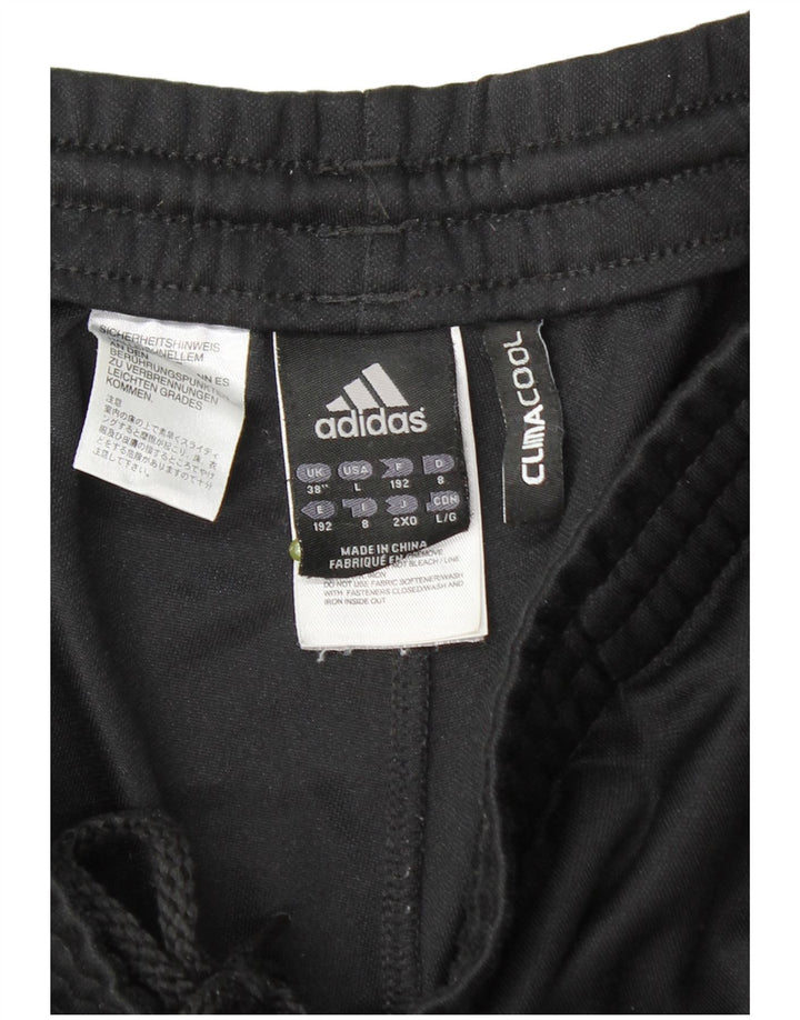 Pantaloni da tuta da uomo Adidas XL Poliestere color block nero