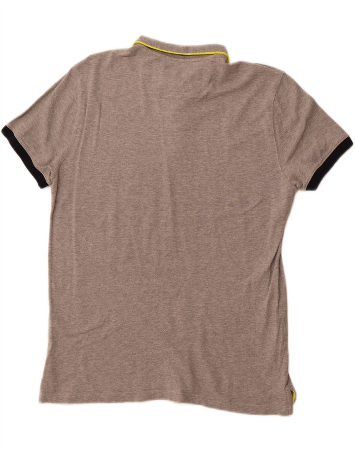 Polo MASSIMO DUTTI da uomo vestibilità casual grande grigia