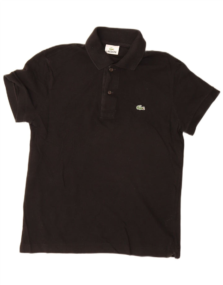 Polo da uomo Lacoste taglia 3 piccola in cotone nero