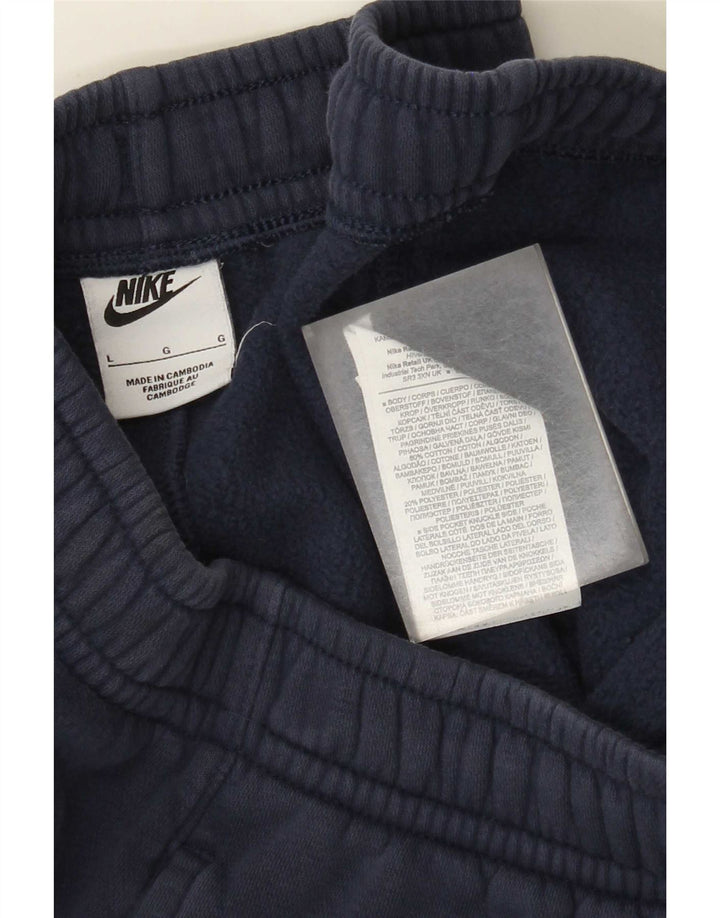 Pantaloni da tuta da uomo Nike Joggers grandi in cotone blu navy