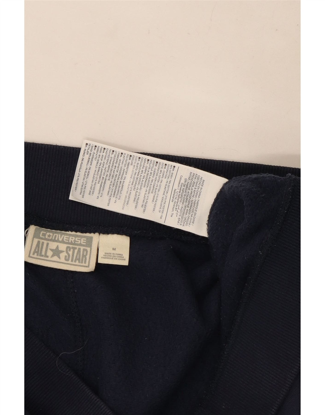 Converse Uomo Chuck Taylor Tuta Pantaloni Joggers Medio Blu Navy
