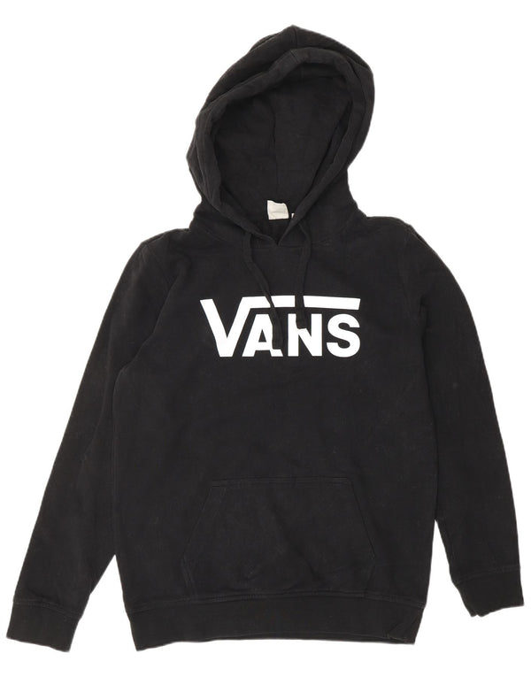 Felpa con cappuccio grafica da donna Vans UK 10 Small Nera