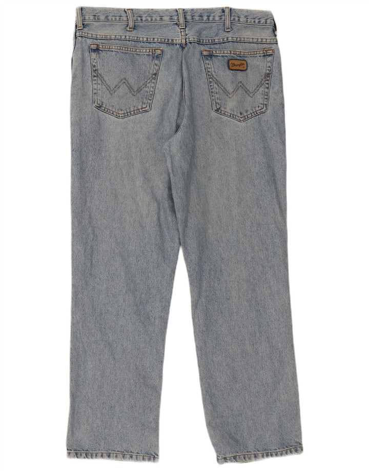 WRANGLER Mens Straight Jeans W34 L29 Blue