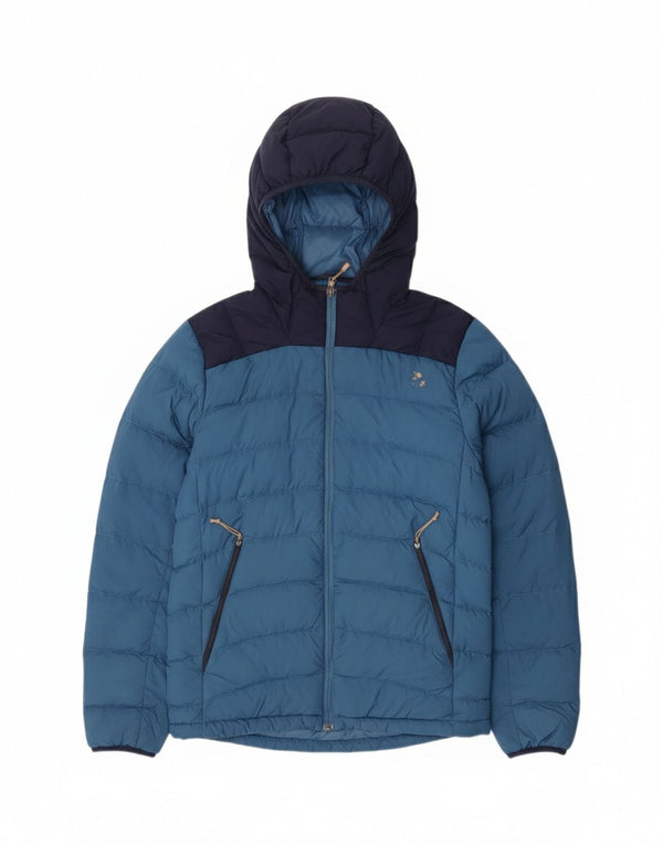 Giacca imbottita con cappuccio da uomo The North Face UK 36 Small Blu Colourblock Nylon