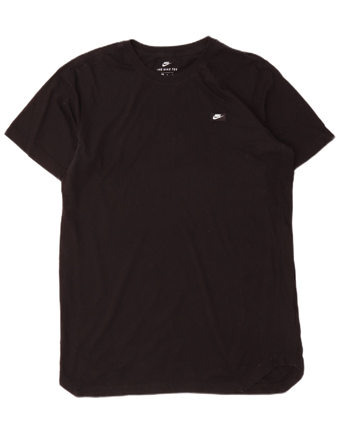 Nike - T-shirt regolare da uomo a maniche corte, grande, in cotone nero