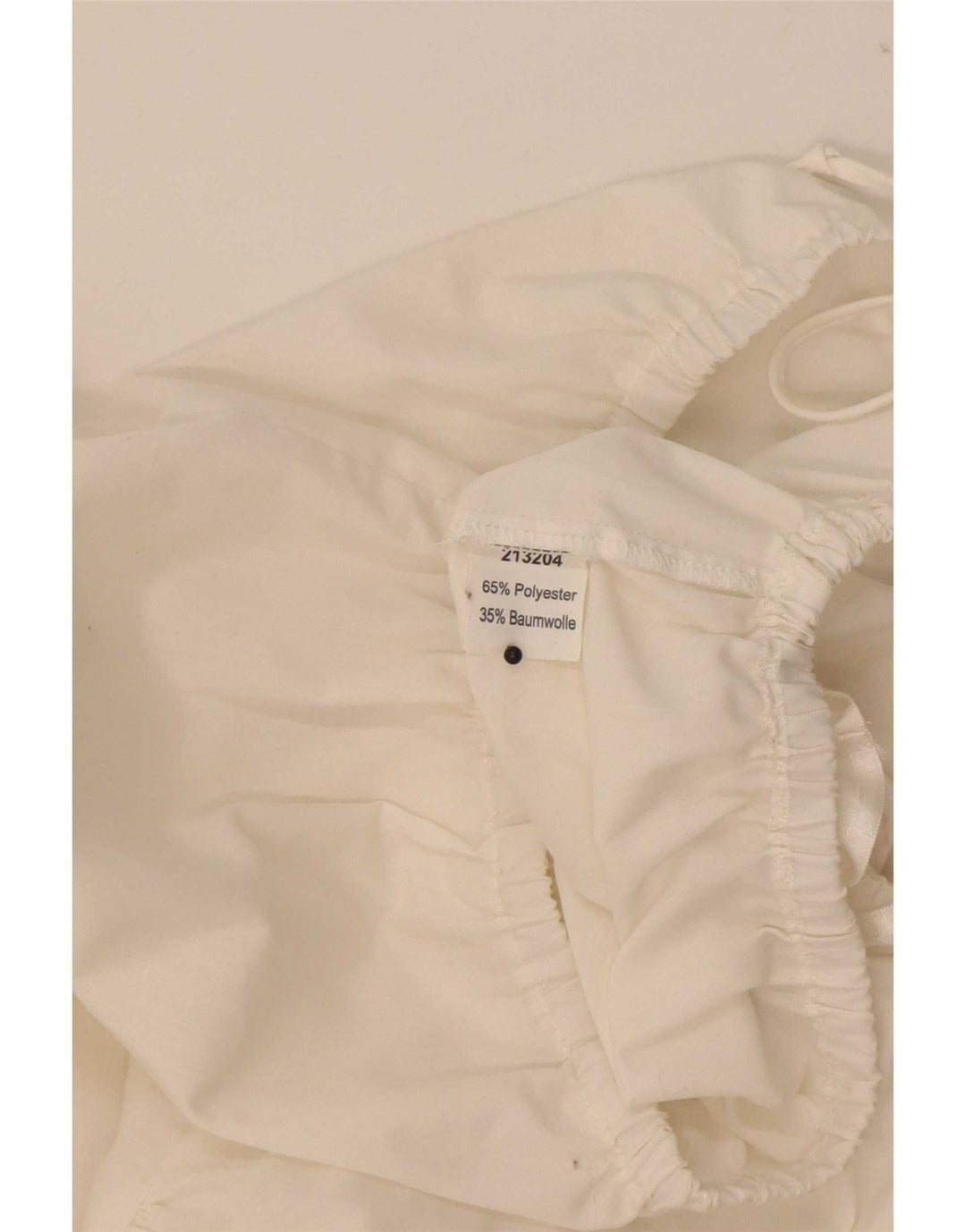 Top corto da donna Trachten STOIBER EU 36 piccolo poliestere bianco