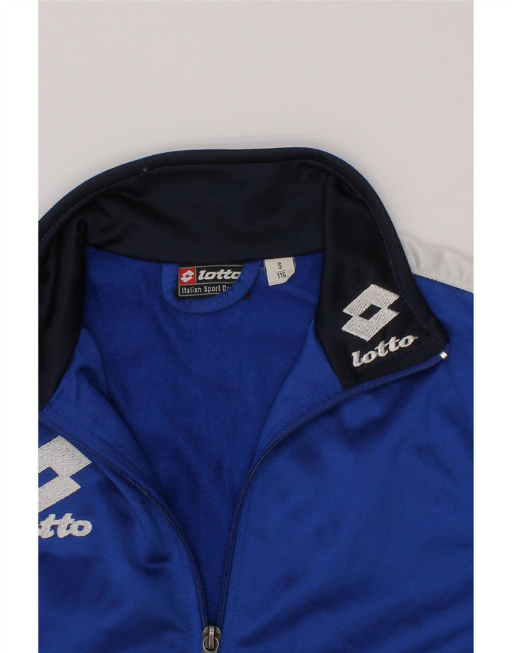 Giacca da tuta da bambino Lotto 5-6 anni Small Blue Colourblock
