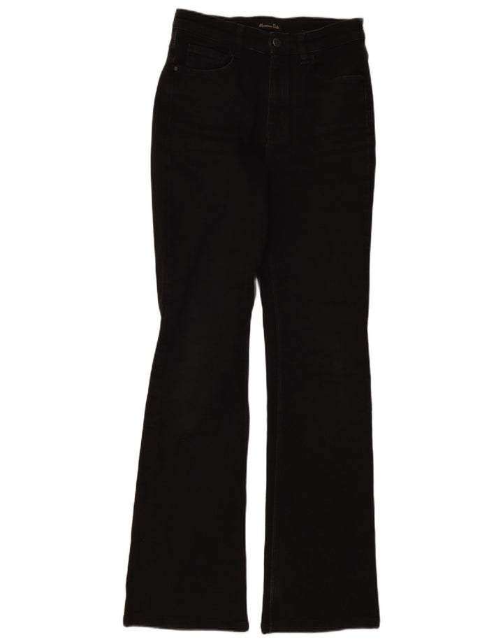 Jeans bootcut da donna Massimo Dutti EU 38 Small W28 L32 Nero