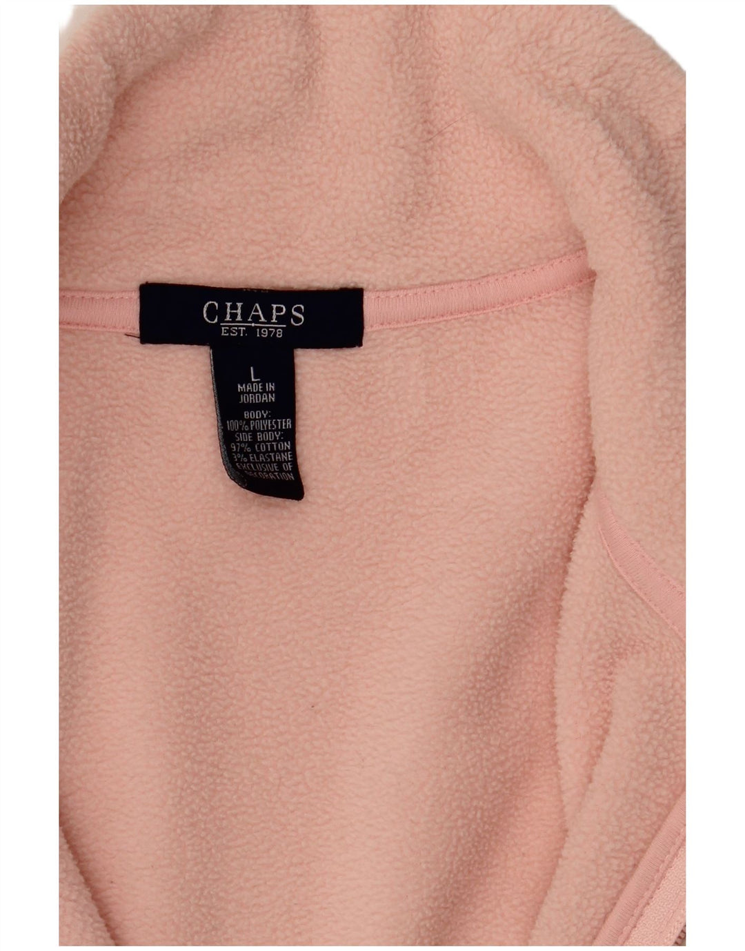 Giacca in pile da donna CHAPS UK 16 Large Rosa Poliestere