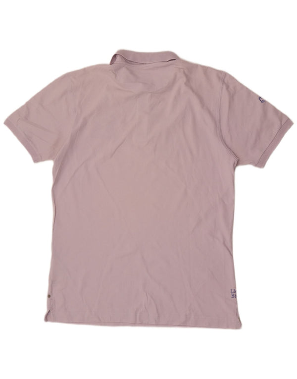 Polo grafica da uomo La Martina XL in cotone viola
