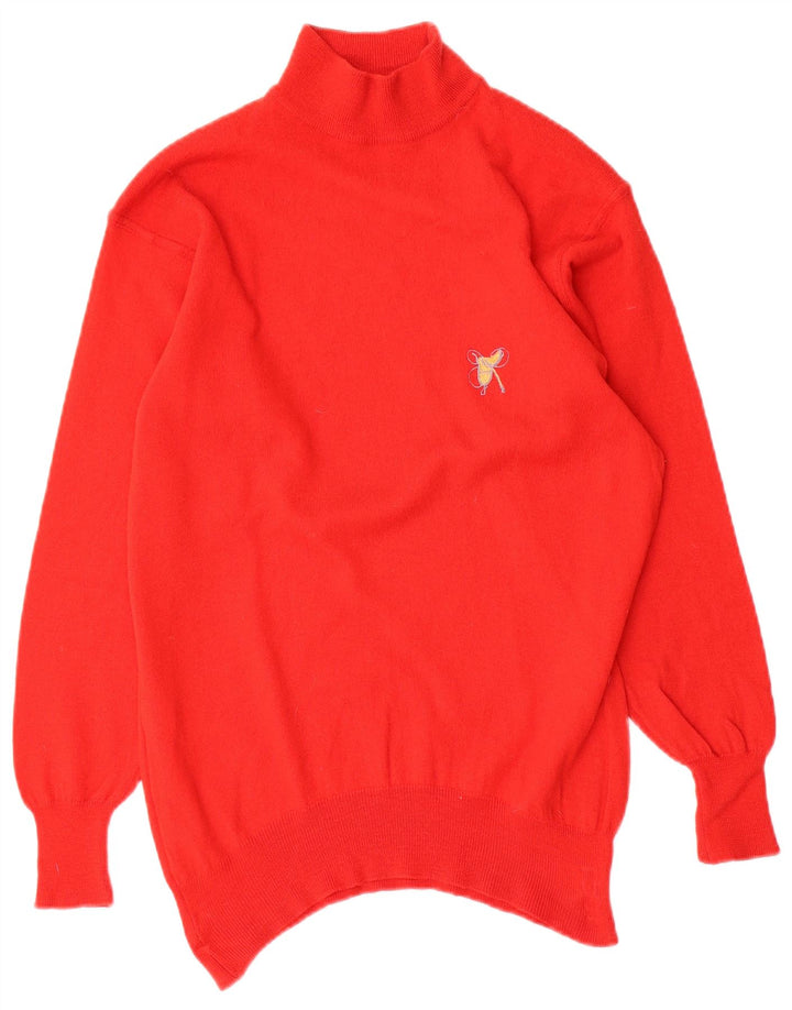 AVON CELLI Maglione da donna a collo alto con collo alto EU 40 Lana rossa media