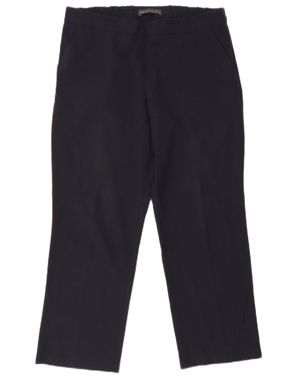 Pantaloni casual da donna Marks & Spencer UK 14 Large W34 L27 Blu navy