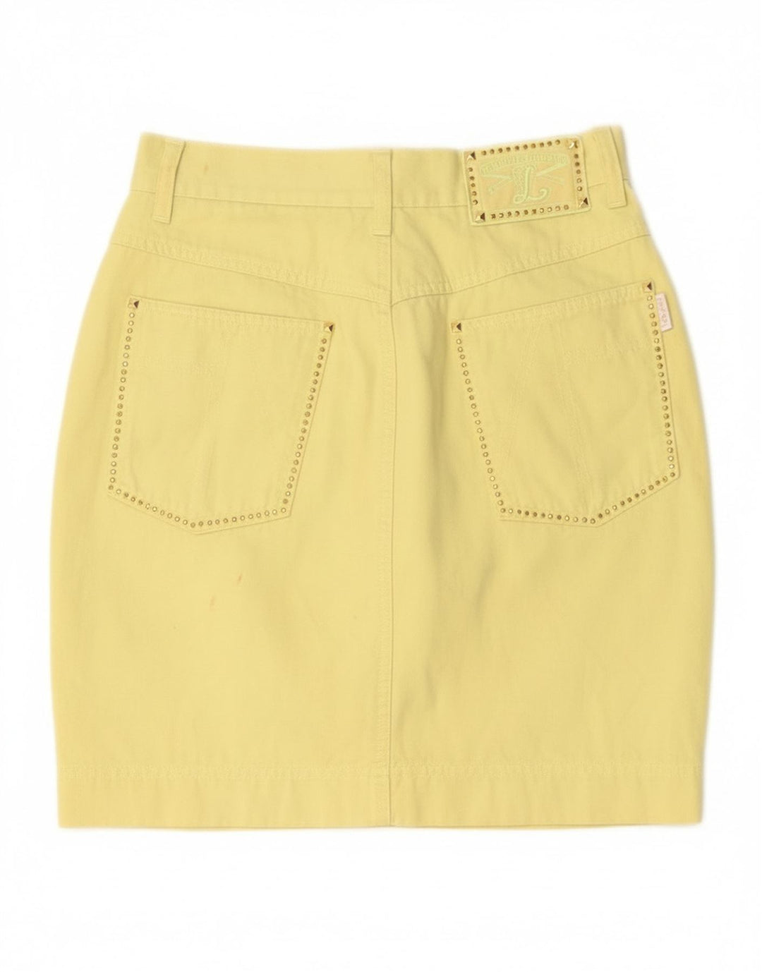 Minigonna da donna Laurel EU 38 media W28 cotone giallo