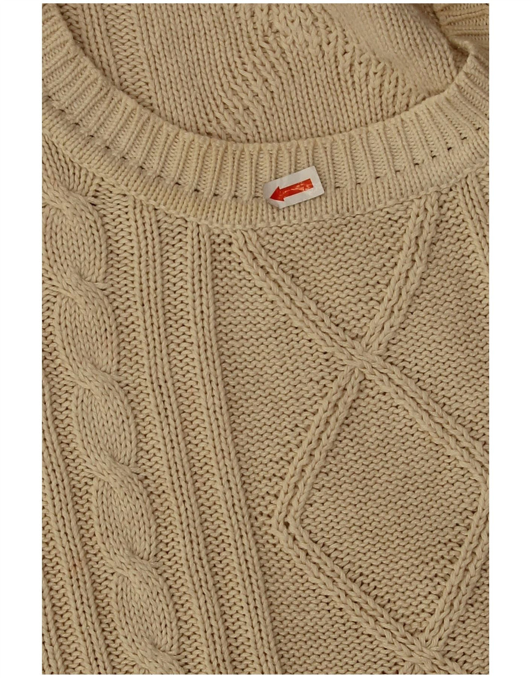 Maglione maglione girocollo da uomo Jockey grande beige