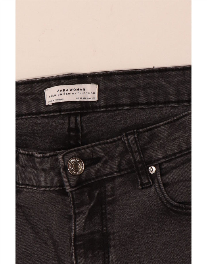 Jeans slim da donna Zara EU 42 Large W32 L26 Grigio