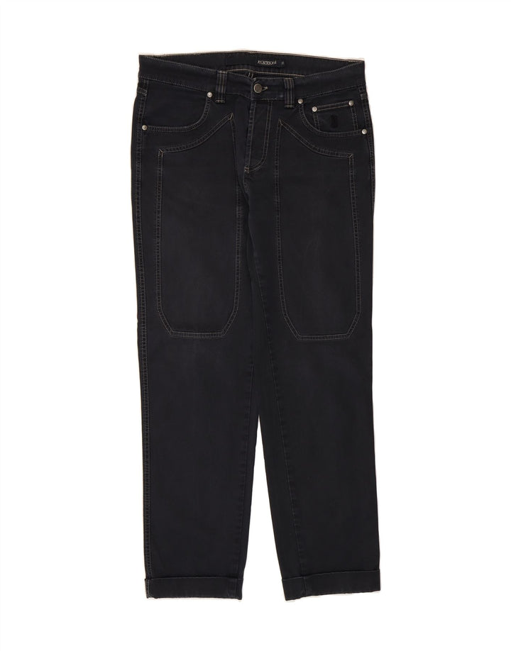 JECKERSON Mens Straight Jeans W33 L29 Navy Blue Cotton Vintage Jeckerson and Second-Hand Jeckerson from Messina Hembry 