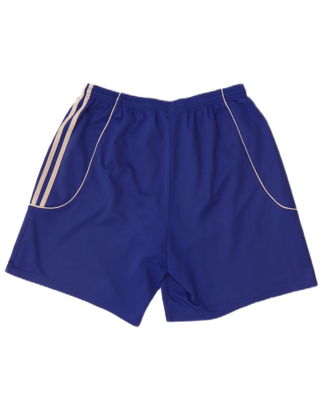 Pantaloncini sportivi Adidas da uomo grandi in poliestere blu